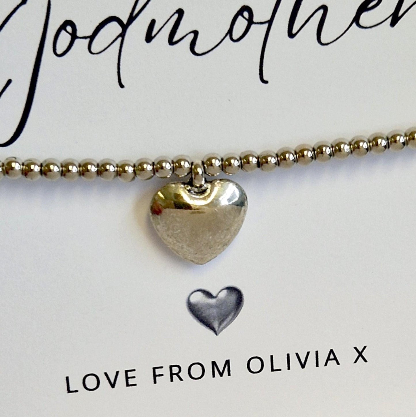 Will you be my - our Godmother, Personalised, Guide mother, Fairy Godmother Bracelet: Charm, Custom Jewellery Gift - Guardian, Guide mother