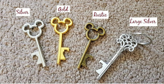 Disney- Princess Themed Hen Do Keys and tags – Perfect for Hen Dos, Bridal Parties, Bachelorettes - Bibbidi Bobbodi Boo