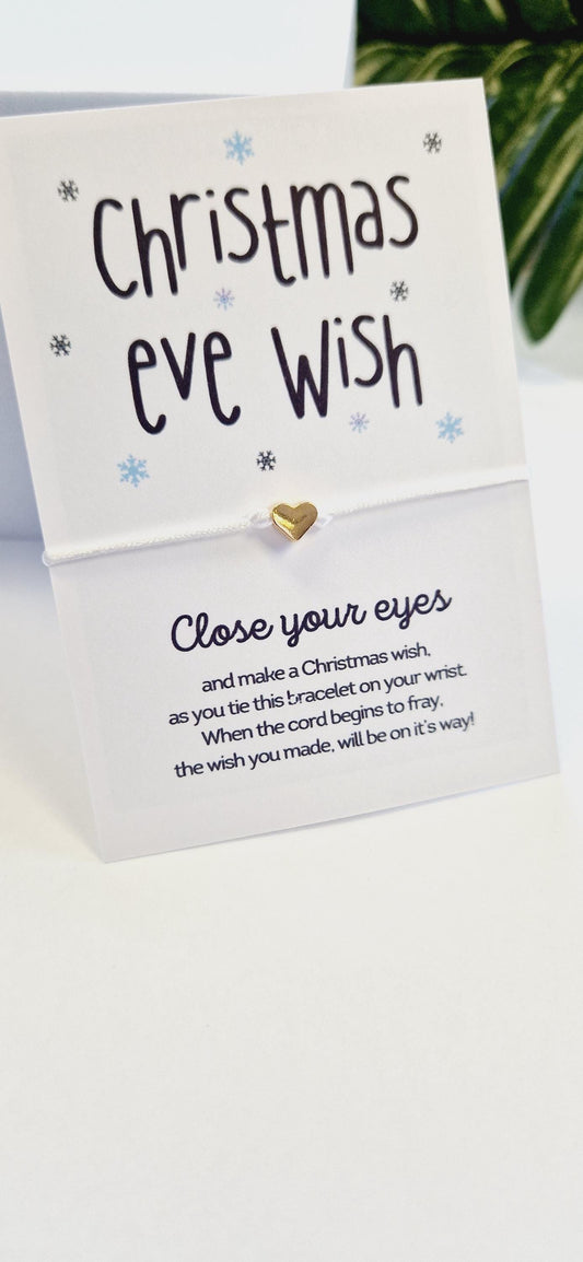 Christmas Eve Box Filler I Stocking filler gift I Christmas Eve Make A Wish Bracelet I Gift for Friend FamilyI Goody BagI Secret Santa CE4
