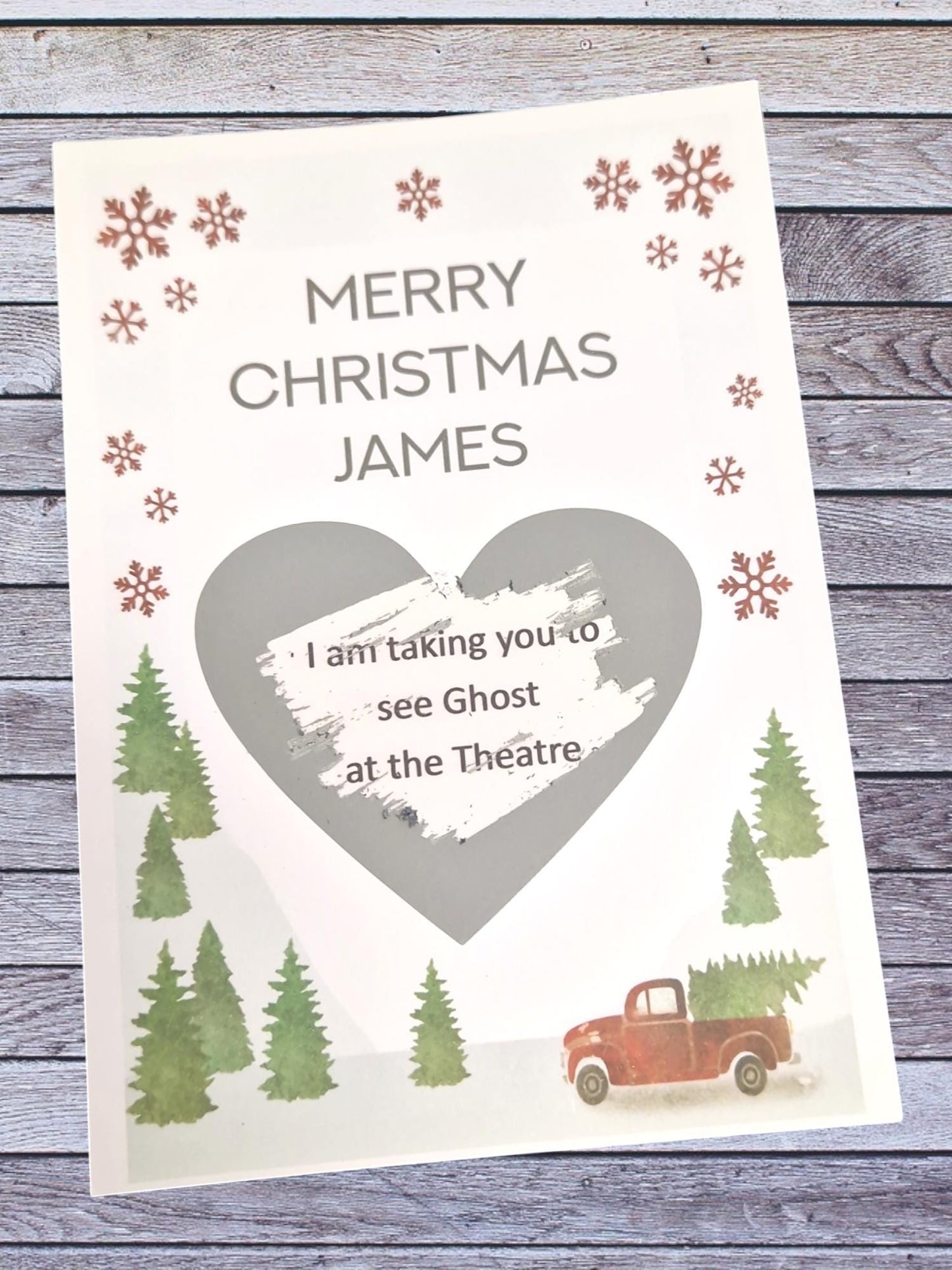 Personalised Christmas Scratch card I Christmas Scratch card I Surprise Christmas Gift I Merry Christmas Scratch Card, Christmas Gift Reveal