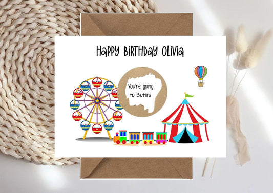 Butlins Surprise Birthday Scratch Card: Holiday Reveal Fun Gift