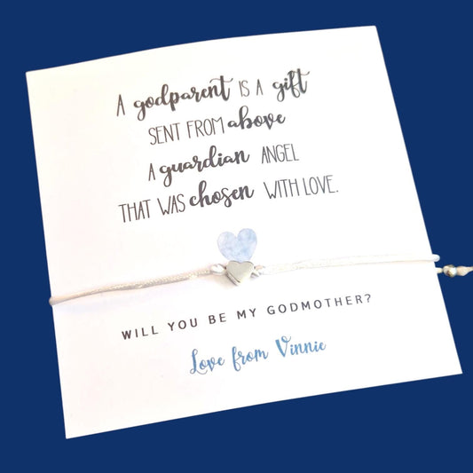 Godmother Proposal Wish Bracelet: Guardian Angel Gift