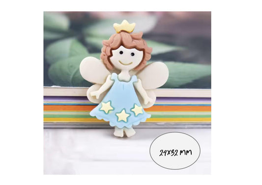 Teacher Gift Flatback Resin Angel – Inspirational Teacher Quote Card with Envelope – Thoughtful Thank You Gift – Cute Angel - Personalised