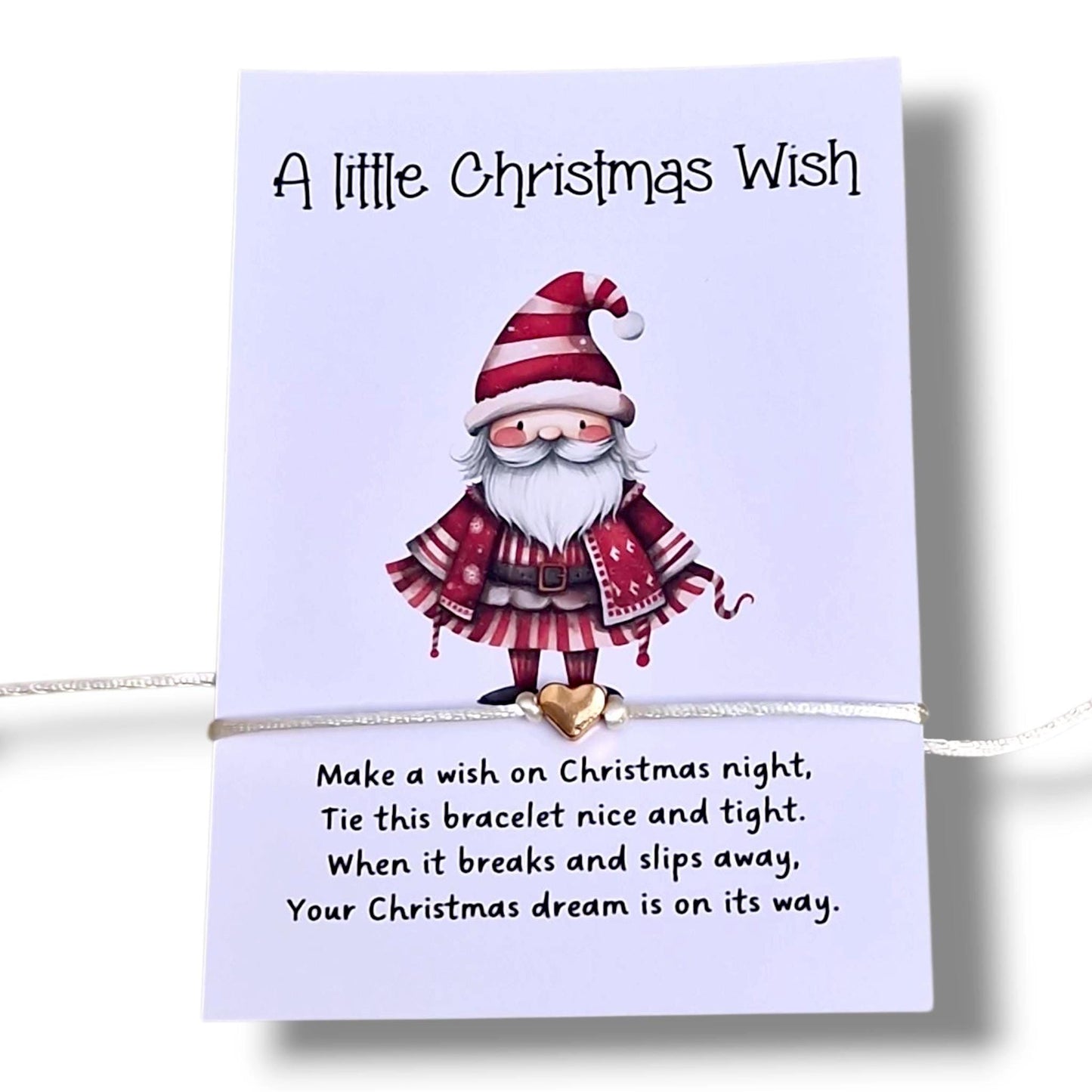 BULK - A Little Christmas Wish Bracelet | Christmas Gift | Christmas Car Wish Bracelet | PTA Gift | Bulk Gift | Santa