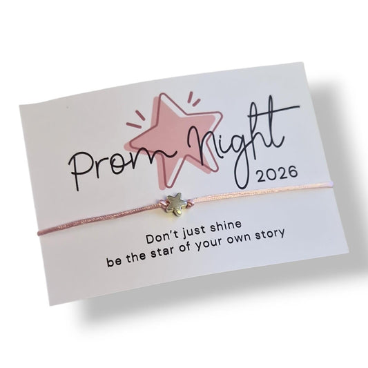 Prom Night Wish Bracelet | Prom Gift | Prom Night Gift | Prom Gifting | End of School Gift | Don't just shine, be the star of your own story