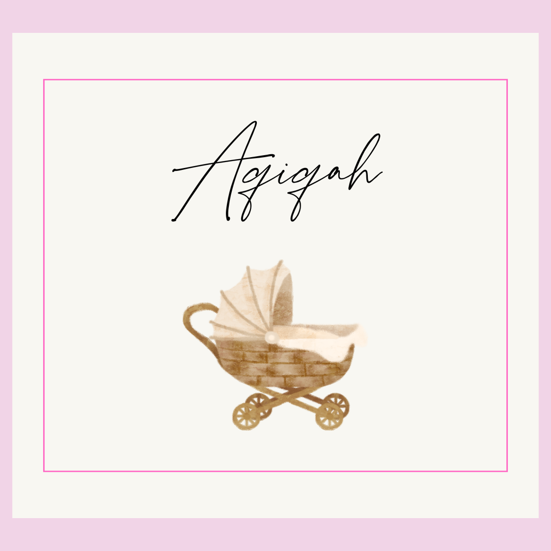 Aqīqah (Arabic: عقيقة), aqeeqa,  aqeeqah