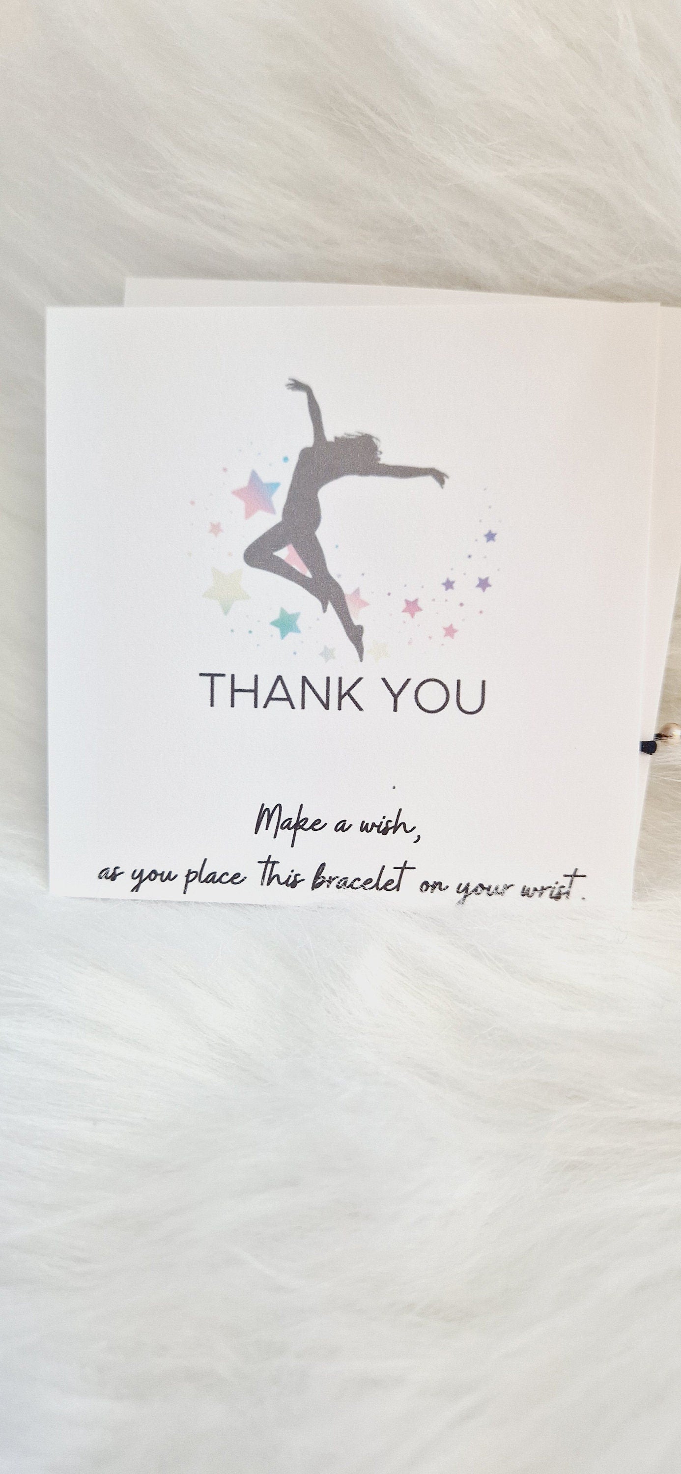 Dance Teacher - Thank you Wish Bracelets - Thank you gift - Birthday - Street  Dance - Friendship Bracelets  I Teachers I  Ballet