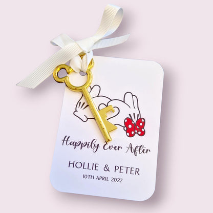 Key Bottle Opener I Perfect Wedding Favour for Disney Lovers I Magical Disney Key Bottle Opener I Wedding Keepsake & Guest Favour hk87