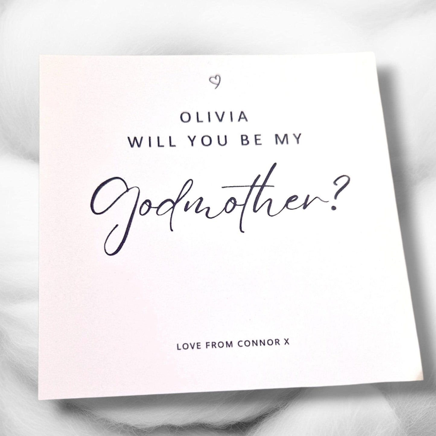 Will you be my  - our Godmother, Personalised, Guide mother, Fairy Godmother Bracelet: Charm, Custom Jewellery Gift - Guardian, Guide mother