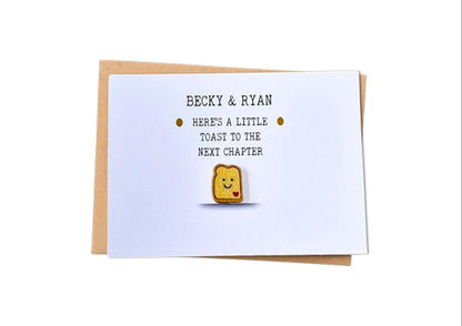 A little toast to The Next Chapter funny Gift Next chapter New Beginnings Leaving Card Work Colleague Coworker New Job Colleague Leaving