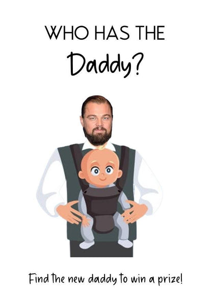 Who Has The Daddy Scratch Off, Printed Baby Shower Game,Scratch Off Baby Shower Game, Who Has the Daddy Celebrity Edition, Baby Shower Games