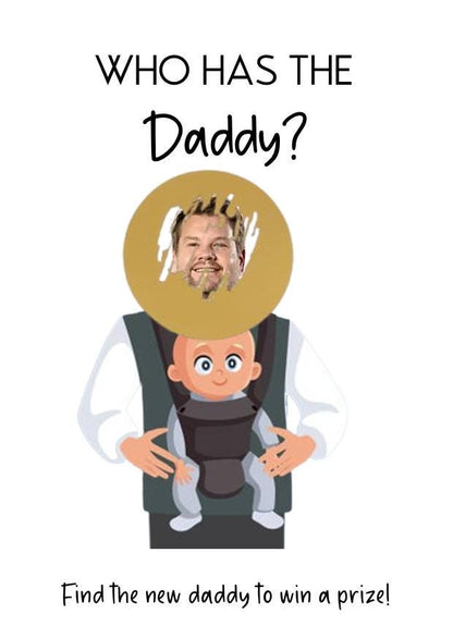 Who Has The Daddy Scratch Off, Printed Baby Shower Game,Scratch Off Baby Shower Game, Who Has the Daddy Celebrity Edition, Baby Shower Games