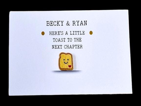 A little toast to The Next Chapter funny Gift Next chapter New Beginnings Leaving Card Work Colleague Coworker New Job Colleague Leaving