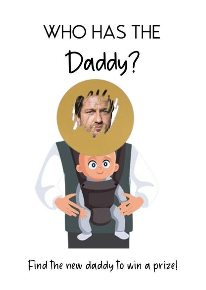 Who Has The Daddy Scratch Off, Printed Baby Shower Game,Scratch Off Baby Shower Game, Who Has the Daddy Celebrity Edition, Baby Shower Games
