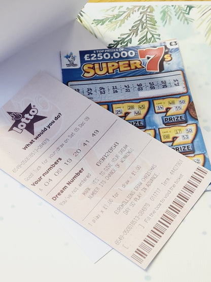 Rudolph Reindeer Novelty Christmas Lottery Ticket Holders - Scratch Card Gift Card - Table Decoration - Festive |RD4
