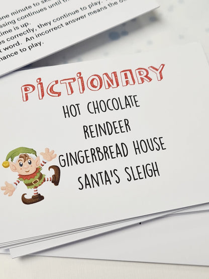 Christmas Pictionary Game: Family Holiday Fun, Stocking Filler