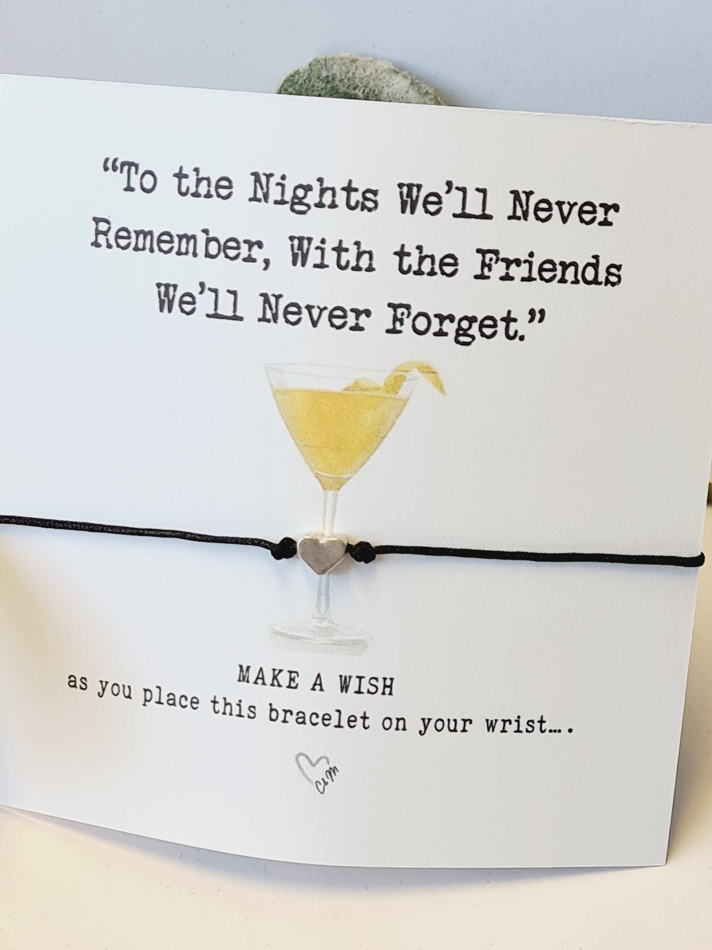 Girls Trip Wish Bracelet: 'To the Nights We'll Never Remember' - Girls weekend, Girls holiday