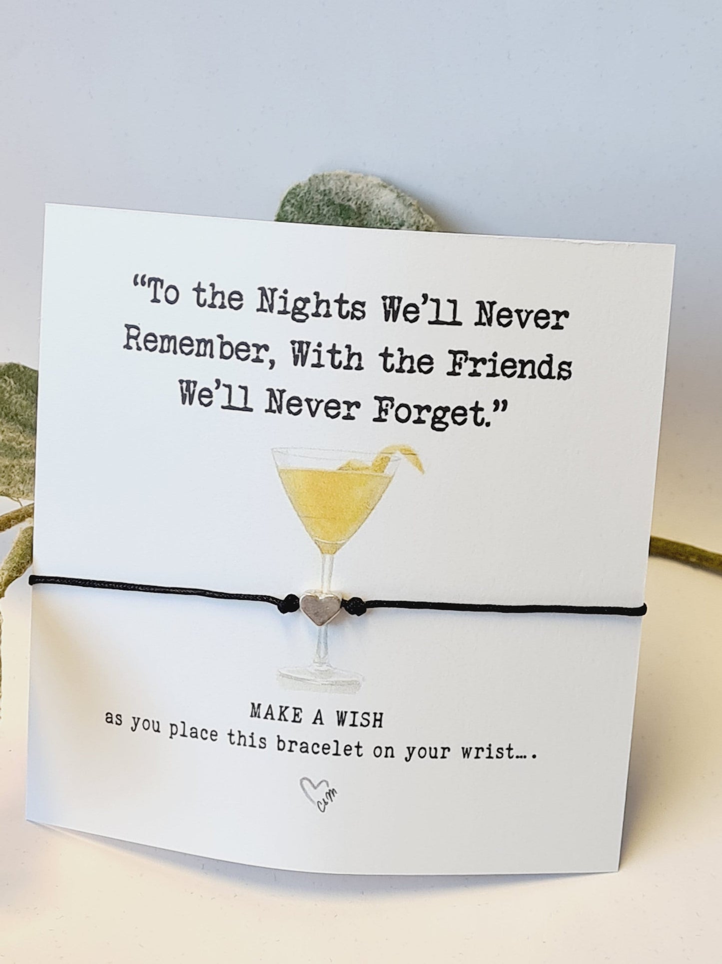 Girls Trip Wish Bracelet: 'To the Nights We'll Never Remember' - Girls weekend, Girls holiday