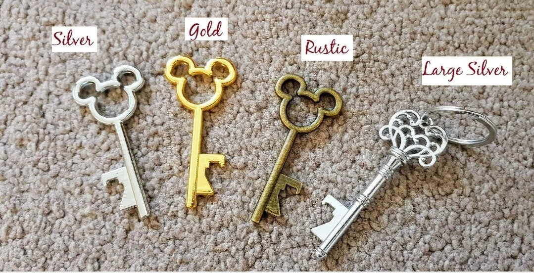 Disney Lovers, Magical Disney Key Bottle Opener, Wedding, Engagement, Anniversary Keepsake & Guest Favour. Happily ever after
