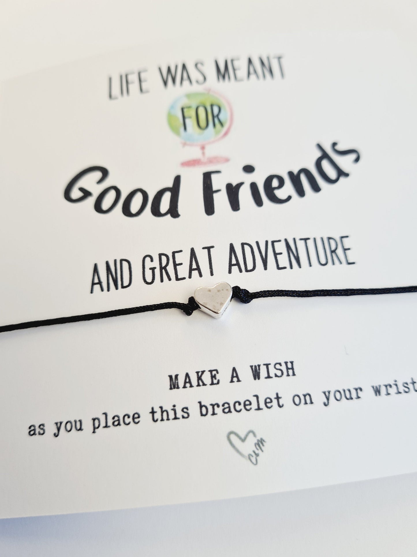 Girls Trip; Girls Weekend; Girls Getaway Gift; Keepsake Wish Bracelet; Girls Road Trip, Wish Bracelet; Girls Weekend Gift - GA34