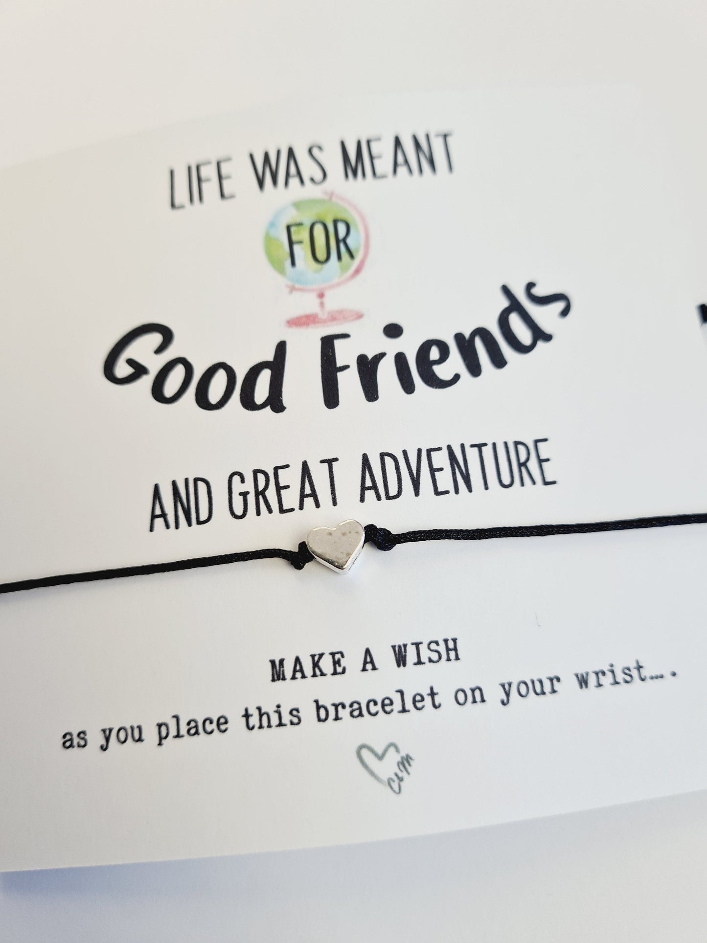 Girls Trip; Girls Weekend; Girls Getaway Gift; Keepsake Wish Bracelet; Girls Road Trip, Wish Bracelet; Girls Weekend Gift - GA34