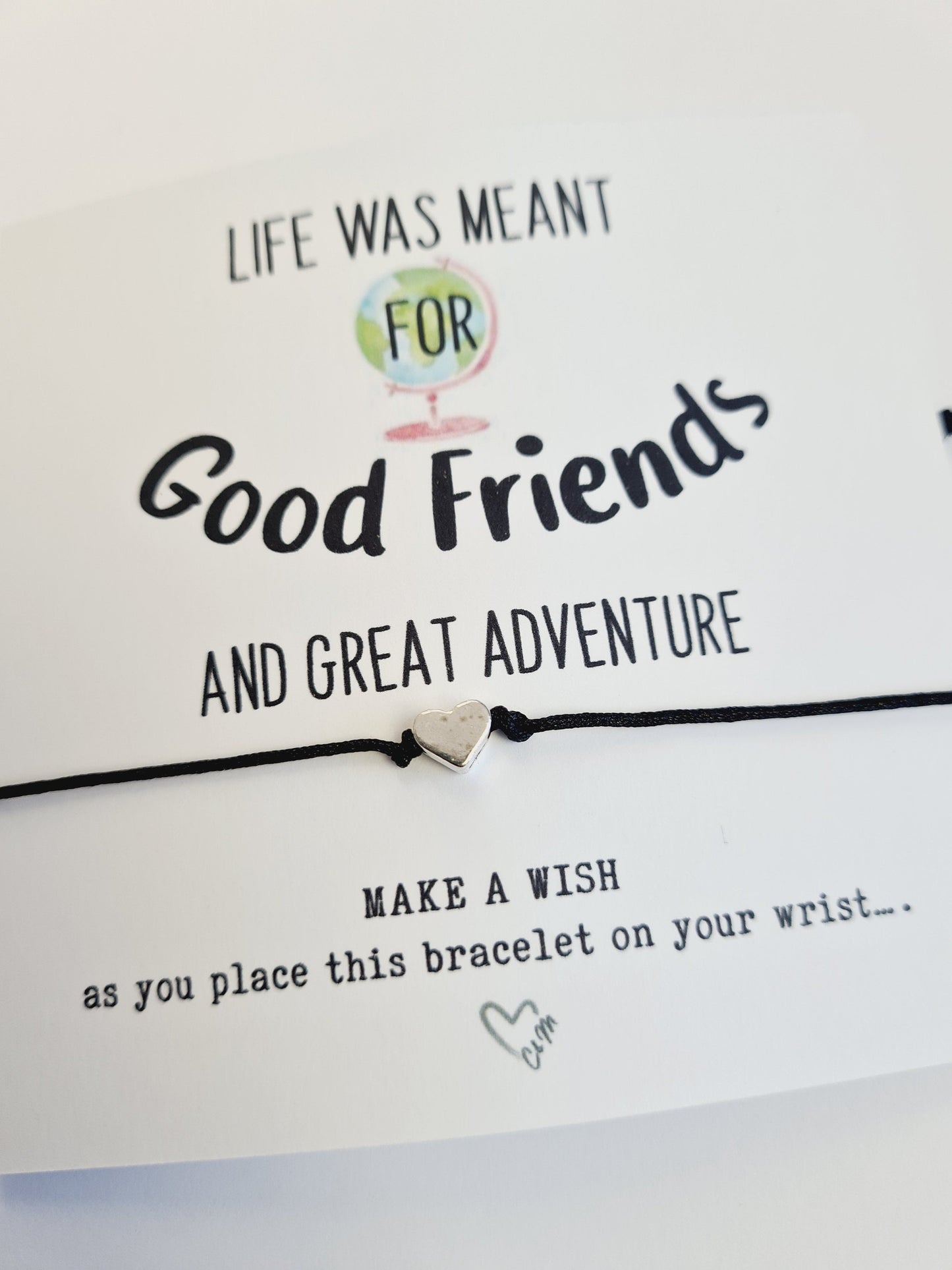 Girls Trip; Girls Weekend; Girls Getaway Gift; Keepsake Wish Bracelet; Girls Road Trip, Wish Bracelet; Girls Weekend Gift - GA34