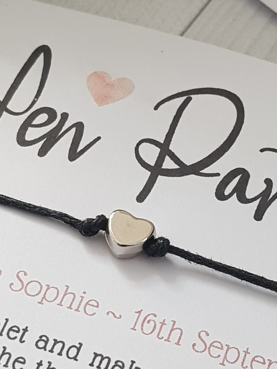 Hen Party Wish Bracelets - Personalised  - Goodie Bag Filler - Hen Weekend, Hen Do, Girls Weekend - Bride to Be - CHP5
