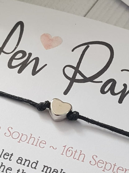 Hen Party Wish Bracelets - Personalised  - Goodie Bag Filler - Hen Weekend, Hen Do, Girls Weekend - Bride to Be - CHP5