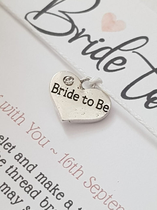 Hen Party Wish Bracelets - Personalised  - Goodie Bag Filler - Hen Weekend, Hen Do, Girls Weekend - Bride to Be - CHP5
