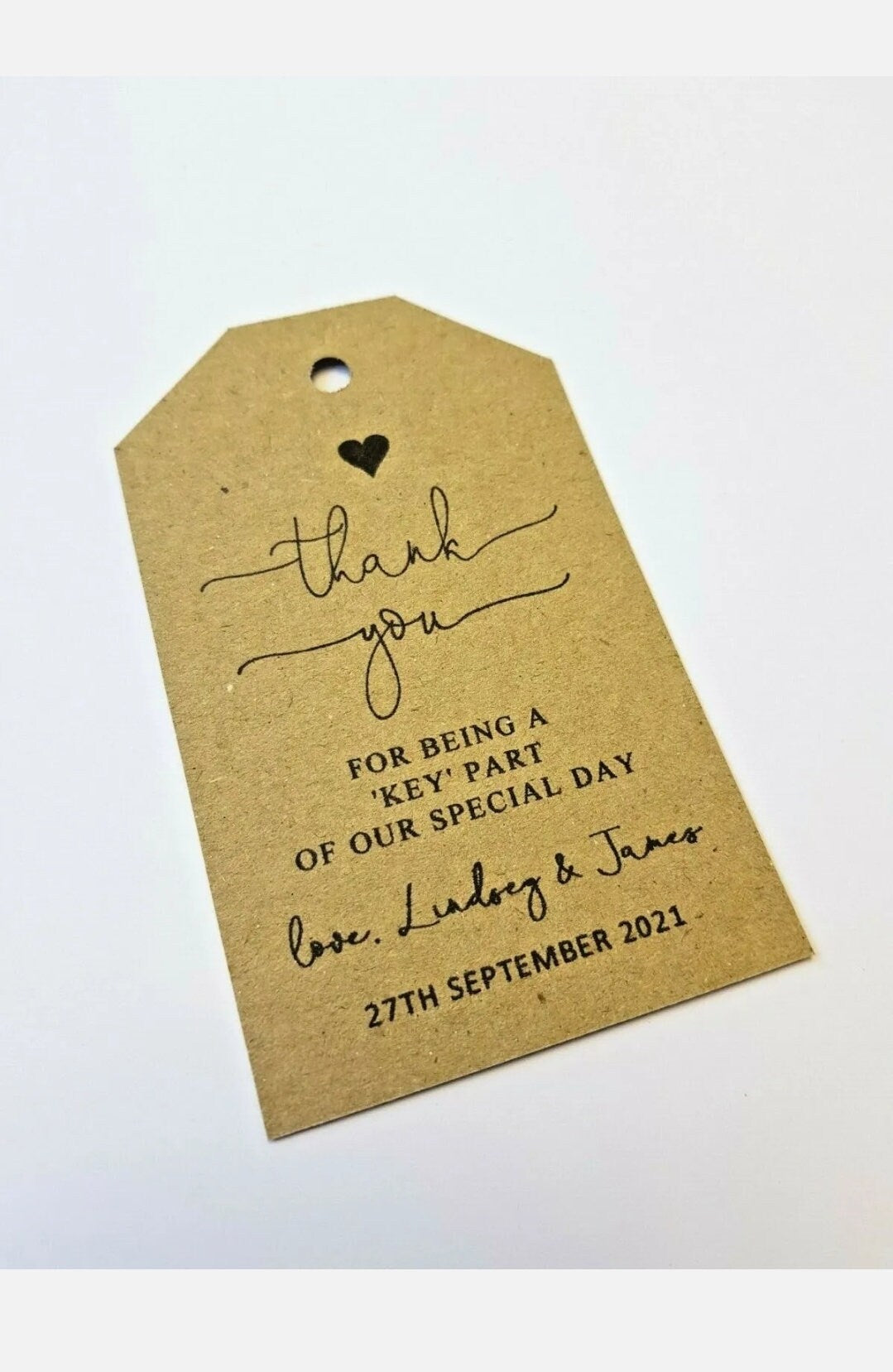 Personalized Key Bottle Opener Wedding Favors with Gift Tag
