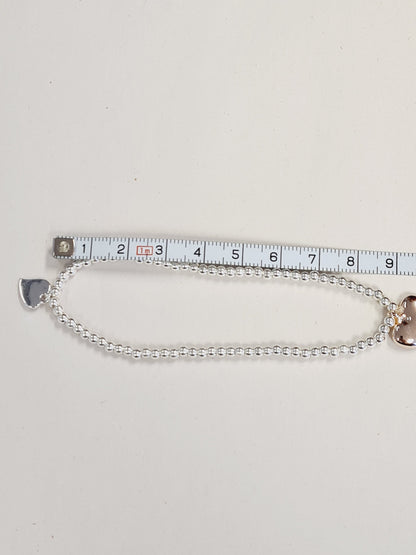Hairdresser - Best Hairdresser - Silver Plated Charm Bracelet & Silver Coloured HeartCharm - Gift - Bracelet - cm402