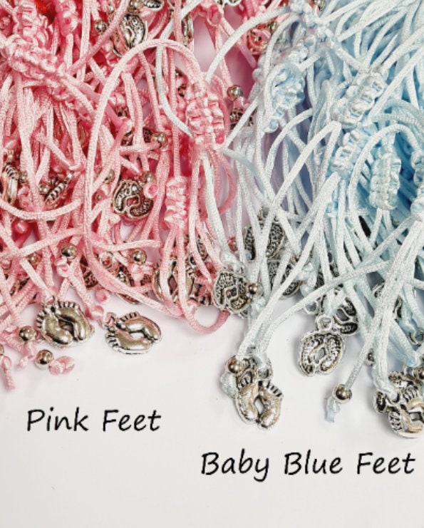 Baby Shower Wish Bracelet – Zoo Animals, Personalized Gift