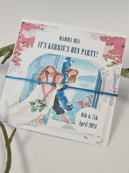 Mamma Mia Wish Bracelet: ABBA Dancing Queen Hen Party Favor