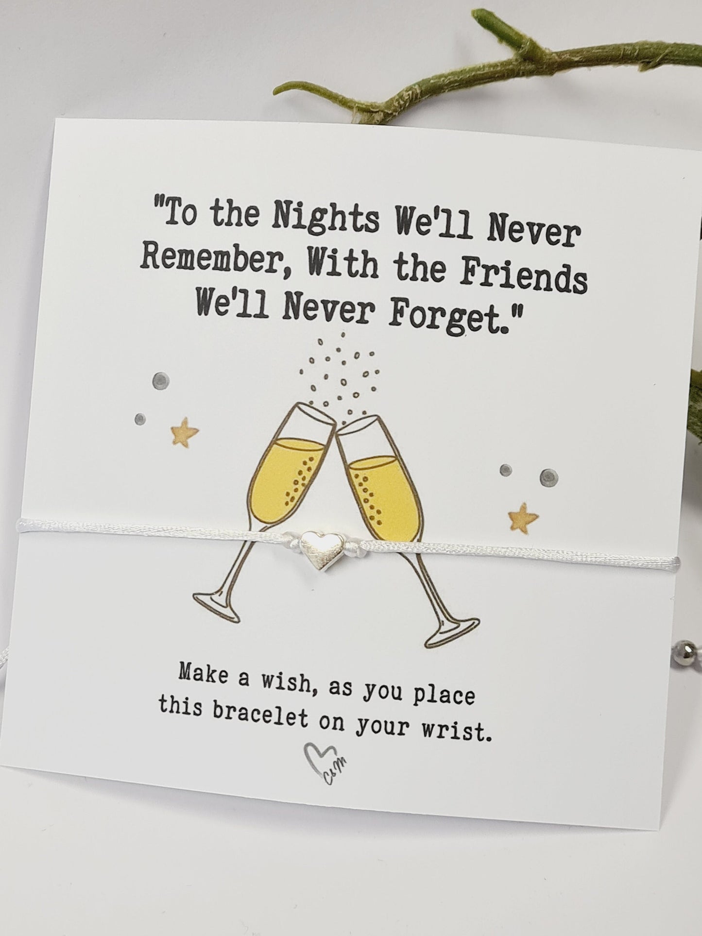 Girls Weekend, Getaway Gift, Trip, Holiday Wish Bracelet; Girls Road Trip keepsake-NR66