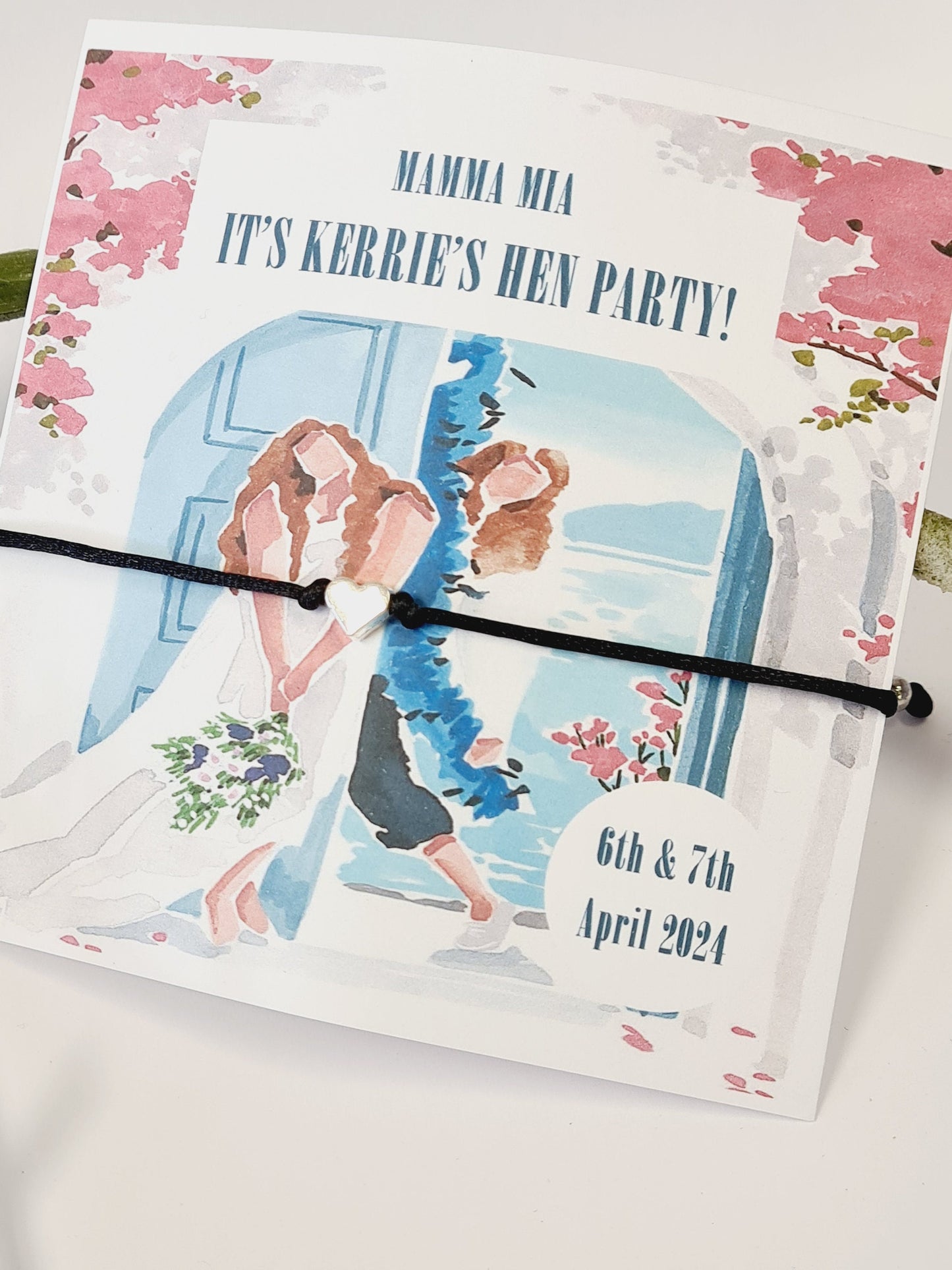 Mamma Mia Wish Bracelet: ABBA Dancing Queen Hen Party Favor