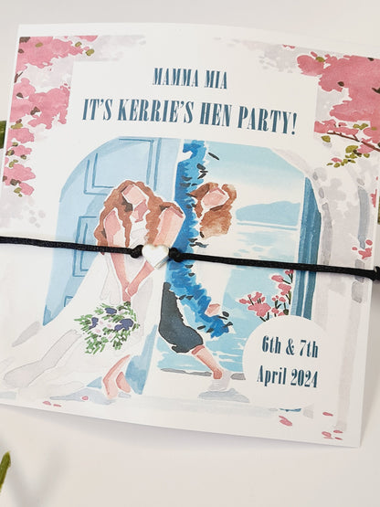 Mamma Mia Wish Bracelet: ABBA Dancing Queen Hen Party Favor