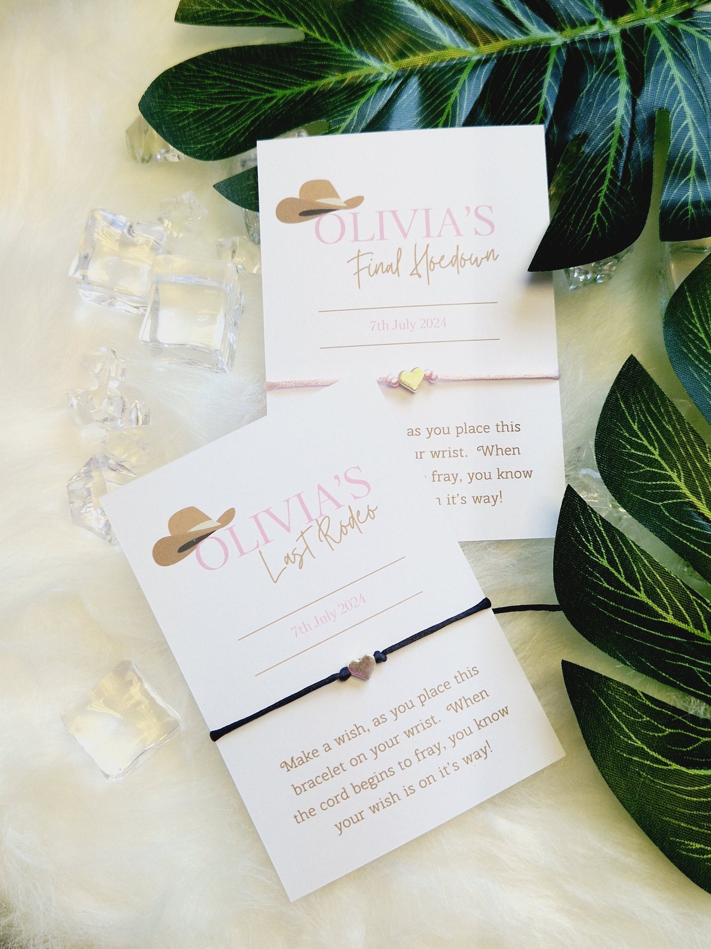 Last Rodeo Wish Bracelet: Hen Party Favour, Personalised Goodie Bag, Hen Do, Team Bride