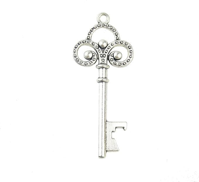 Personalized Wedding Favor Key Bottle Opener with Tag & Ribbon