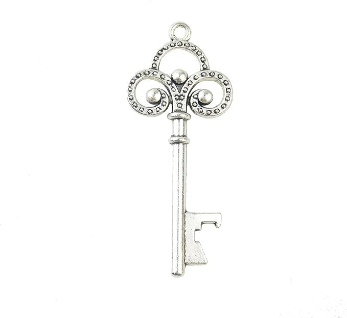Personalized Wedding Favor Key Bottle Opener with Tag & Ribbon
