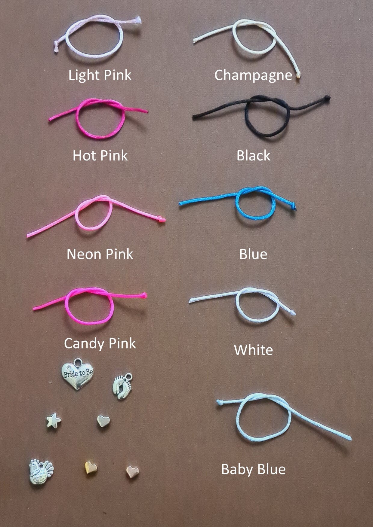 Benidorm Inspired Wish Bracelets - Personalised-Beach - Hen Holiday -Hen Party  Goodie Bag Filler - Hen Weekend, Hen Do, Girls Weekend-Ben2