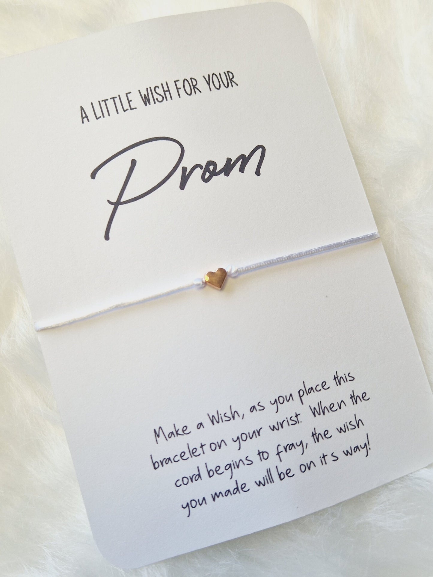 A Little Wish On Your Prom Night Wish Bracelet | Prom Gift | Prom Night Gift | Prom Gifting | End of School Gift | Bulk Gifting 2026