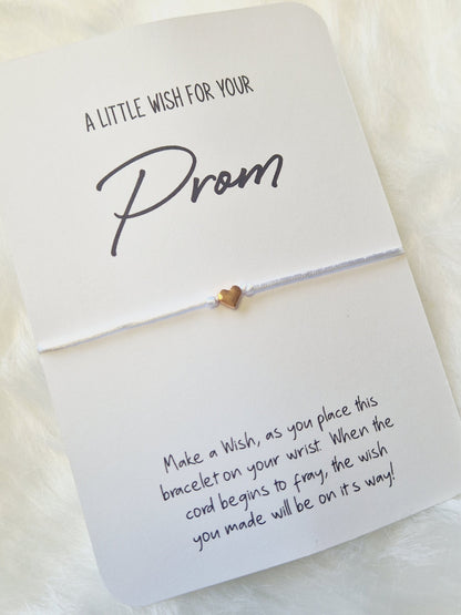 A Little Wish On Your Prom Night Wish Bracelet | Prom Gift | Prom Night Gift | Prom Gifting | End of School Gift | Bulk Gifting 2026