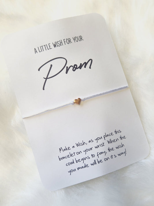 A Little Wish On Your Prom Night Wish Bracelet | Prom Gift | Prom Night Gift | Prom Gifting | End of School Gift | Bulk Gifting 2026