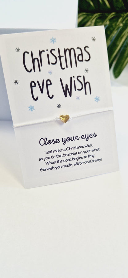 Christmas Eve Box Filler I  Stocking filler gift I  Christmas Eve Make A Wish Bracelet I Gift for Friend FamilyI Goody BagI Secret Santa CE4
