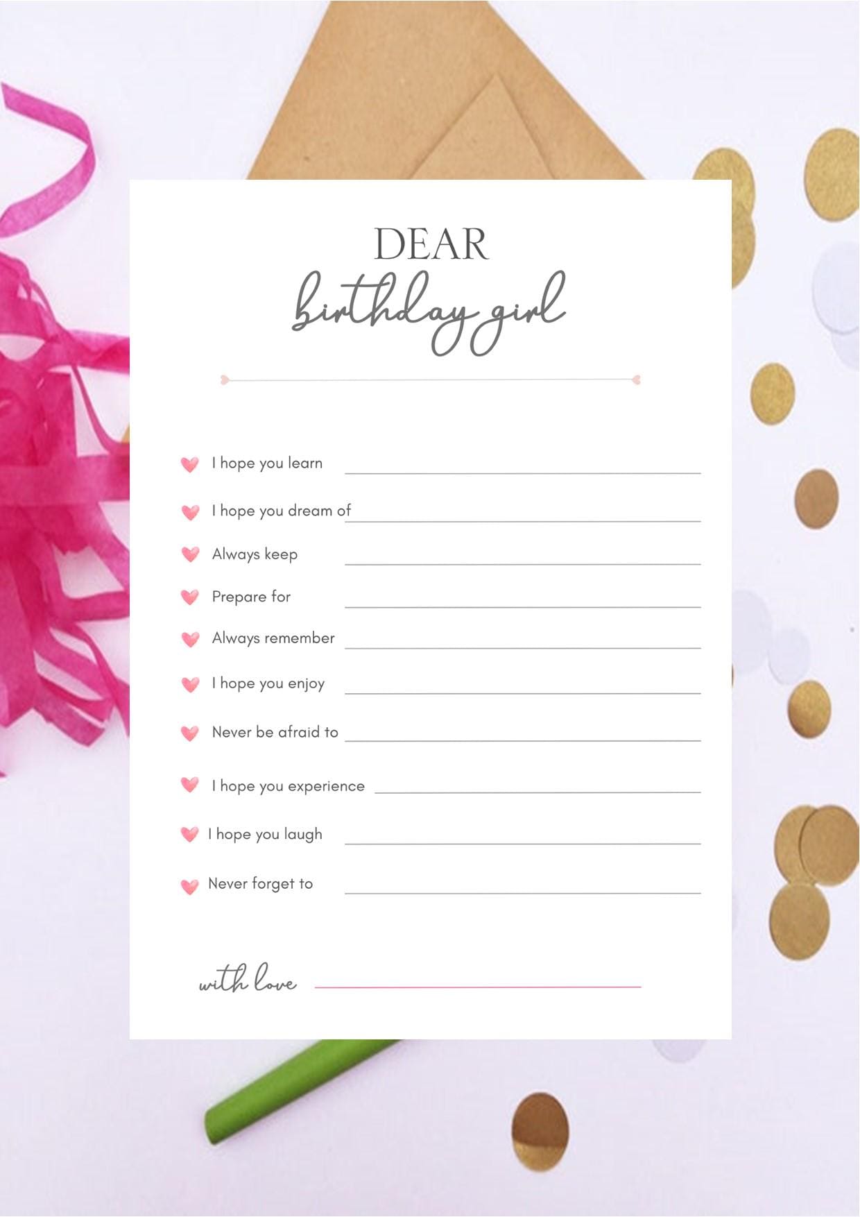 Birthday Games for Her | 6 Game Bundle (Digital Download)