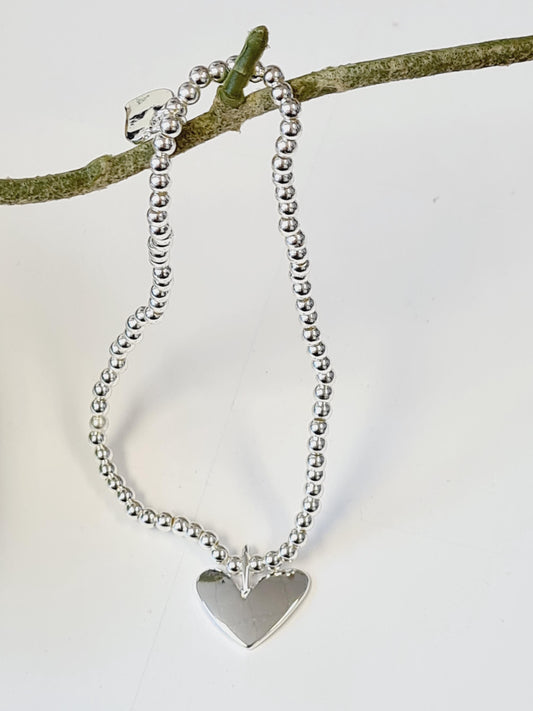 Personalised Rudolph Merry Christmas - Christmas Bracelet I Silver Plated Charm Bracelet & Silver Coloured Charm I Red Nose Reindeer