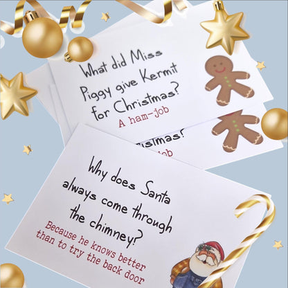 RUDE Christmas Jokes, Cracker I Stocking Fillers I Table Talkers I Table Decor I Advent Calendar Filler I Christmas Crackers Craft 18 cards