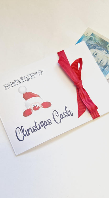 Personalised Christmas Cash Envelope, Festive Fund, Christmas Money Gifting, Gift Vouchers, Gift Card, Gifting Tickets, Kids Xmas Cash Gifts