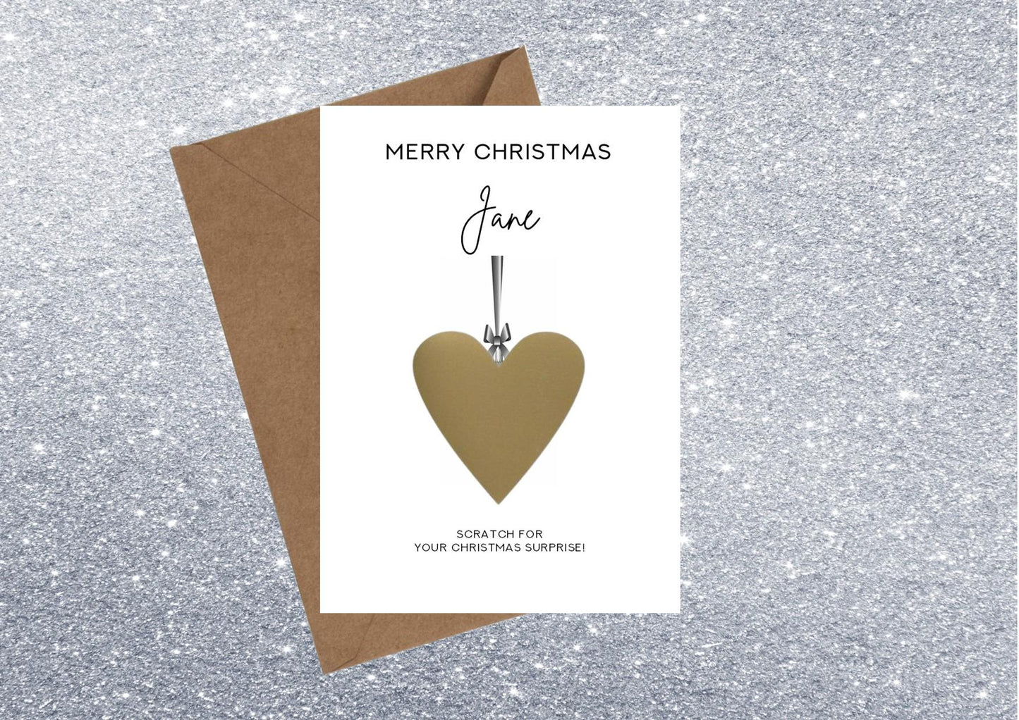 Birthday, Christmas Scratch Card | Scratch Card | Surprise Gift | Surprise | Scratch Card Gift | Personalised Card | reveal