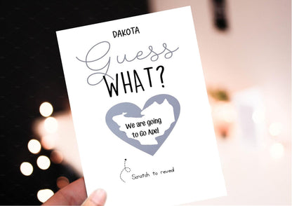 Personalized Birthday Scratch Off Card: Surprise Reveal